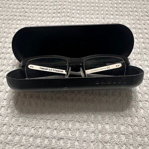 Oakley Black Tin Cup Titanium Glasses